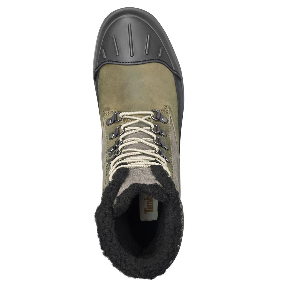 Botas de Nieve Timberland Hombre Ashwood Park Waterproof Verde Oliva/Negras - Chile YCU-140793